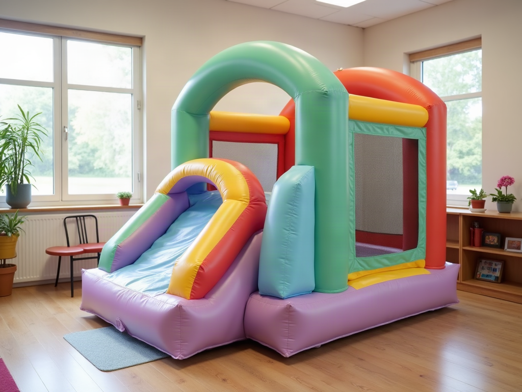 Rainbow Pop Bounce House